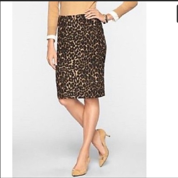 Talbots Dresses & Skirts - Talbots Leopard Skirt - size 8